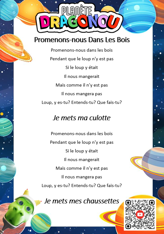 Toutes les paroles de Promenons-nous Dans Les Bois