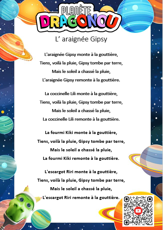 Toutes les paroles de L'araignée Gipsy