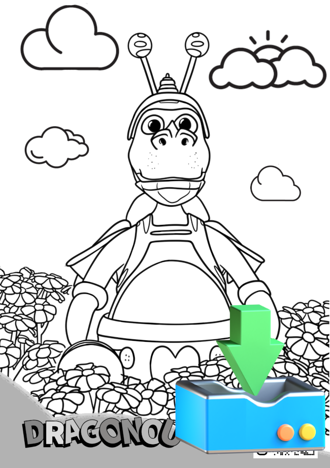 Coloriage pour enfant coccinelle